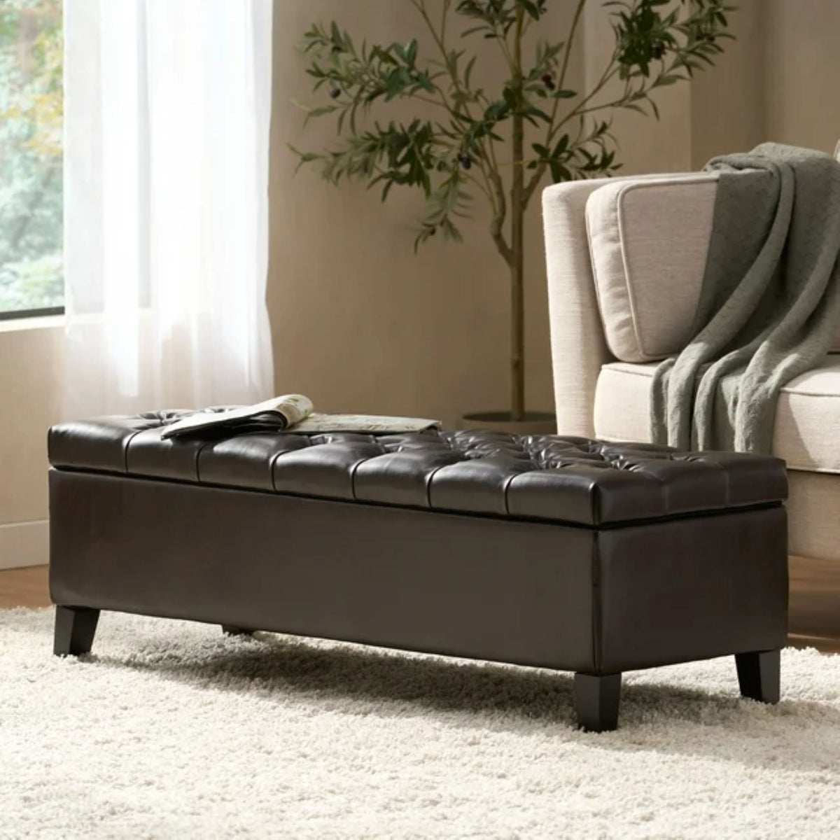Ottoman Bench with Storage, photo 2 of 10