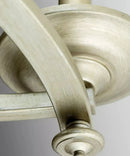 Desiree 6-Light 18"w Pendant Foyer Hanging Light Fixture Silver Ridge Grey Finish by Progress by LampsUSA
