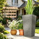 Stackable Design Tapered Planters - 3 Piece Set
