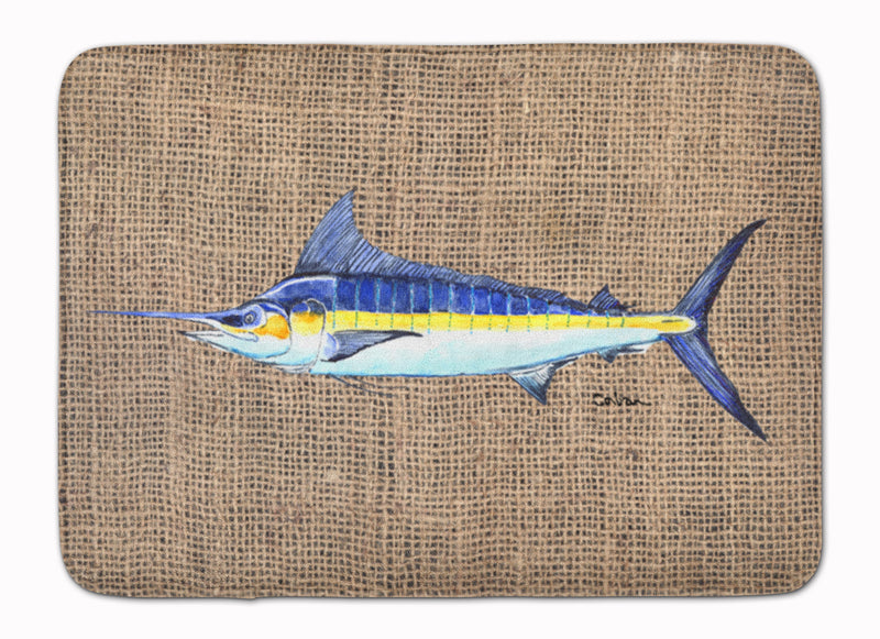 Fish - Marlin Machine Washable Memory Foam Mat 8773RUG