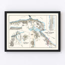 Vintage Map of Green Harbor Town, Massachusetts 1903