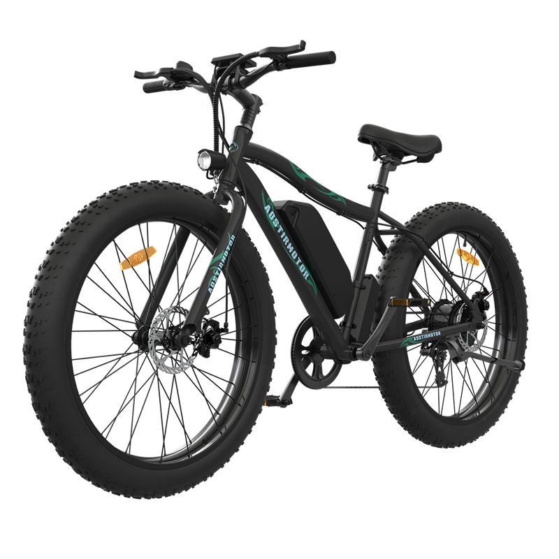 26" 500W Electric Bike Fat Tire P7 36V 12.5AH Removable Lithium Battery for Adults S07-P