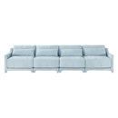 Elegant Sofa With Ergonomic Design And Lumbar Pillows by HouseOfZazla