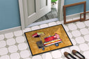 Hot Dog Doormat Indoor Outdoor 24H X 36W Front Door Mat Rugs for Entryway, Non Slip Washable Low Pile,