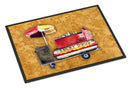 Hot Dog Doormat Indoor Outdoor 18H X 27W Front Door Mat Rugs for Entryway, Non Slip Washable