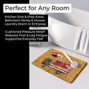 Hot Dog Memory Foam Kitchen Mat Machine Washable Anti-Fatigue Cushion Comfort Bath or Kitchen Rug