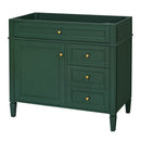 Bathroom Vanity With 2 Drawers And Tip-Out Drawer, Storage Cabinet by Unique Piece Furniture