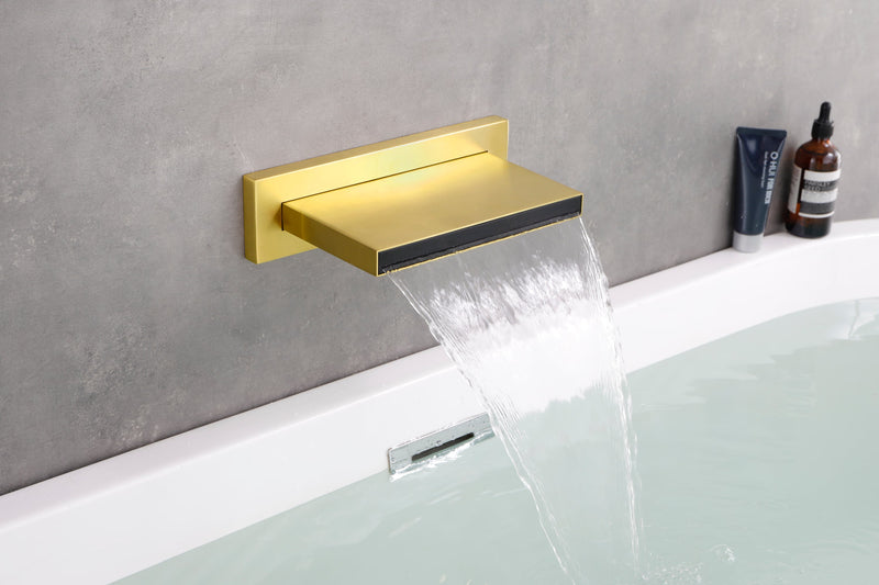 Shower Waterfall Waterfall Tub Faucet Wall Mount Tub Filler Spout For Bathroom sink Multiple Uses High Flow Bathtub shower Cascade Waterfall
