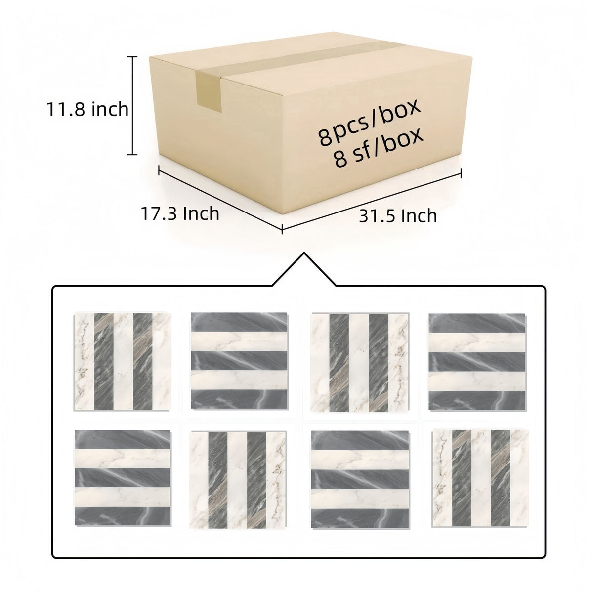 Elegant Waterjet Polished Marble Tile For Floor And Wall, photo 12 of 17