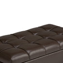 Sienna - Transitional Storage Ottoman Bench by HouseOfZazla