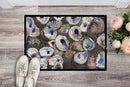Oysters Doormat Indoor Outdoor 24H X 36W Front Door Mat Rugs for Entryway, Non Slip Washable Low Pile,