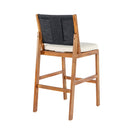 Outdoor Acacia Wood Bar Stools (Set of 2)