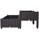 4 Piece Raised Garden Bed with Legs