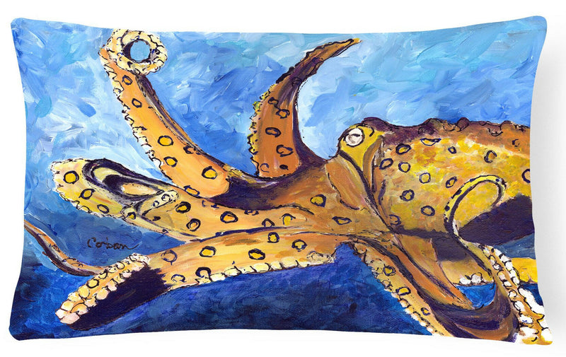 Octopus   Canvas Fabric Decorative Pillow