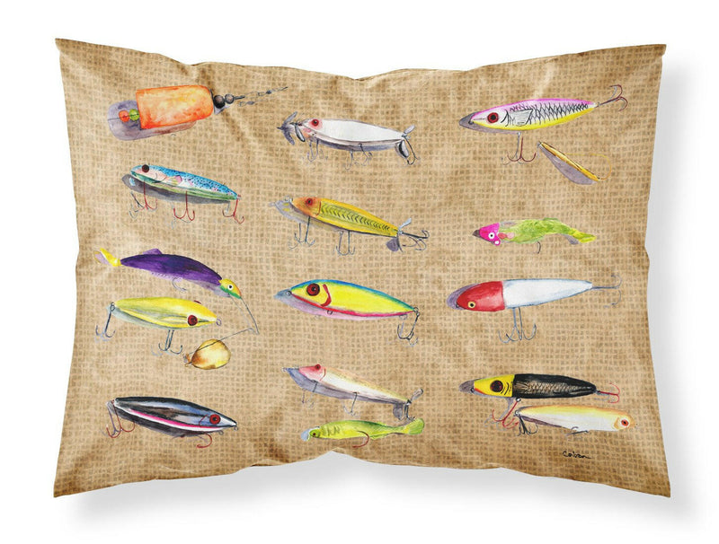 Fishing Lures Moisture wicking Fabric standard pillowcase