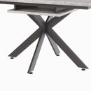 Modern Extendable Dining Table Set With Soft Padded Armless Chairs by Unique Piece Furniture