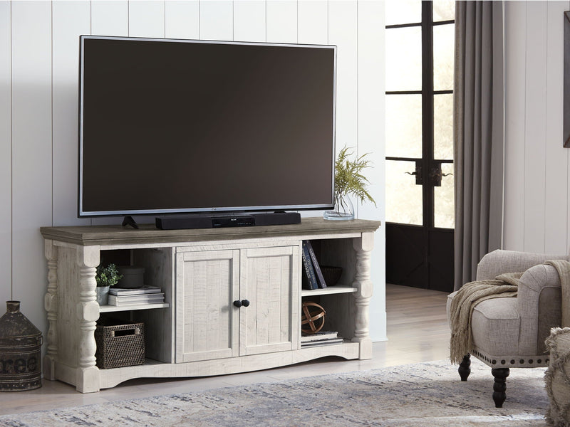Havalance - Extra Large TV Stand - 2 Doors - Brown / Beige, photo 3 of 7