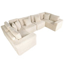Modular U Shaped Sectional Sofa With Reversible Design by HouseOfZazla