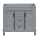 Bathroom Vanity Cabinet With 2 Soft Closing Doors And 2 Drawers by Unique Piece Furniture