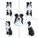 Outdoor Garden Border Collie Dog Statue Greeter