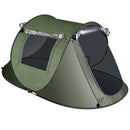 3-4 Person Pop Up Tent Automatic Setup Camping Tent Waterproof InstantÊSetup Tent with 2 Mosquito Net Windows Carrying Bag for Hiking Climbing Adventu