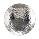 Textured Oversized Disc, Wall Decor For Living Room (Set of 3) - Silver by HouseOfZazla