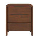 Lionel - Nightstand 3 Drawer Bed Side Table - Brown