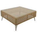 K&K 8-Piece Patio Furniture Set with Fire Pit Table by HouseOfZazla