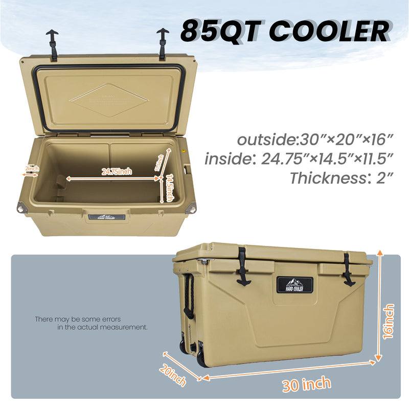 85 Quart Khaki Bear-Resistant Rotomolded Cooler, photo 6 of 10