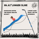 Xsl003 2.2M Kids Plastic Slide Indoor Freestanding Playground Equipment Children Plastic Slide Kids Indoor Slide - Blue by HouseOfZazla