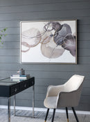 Large Modern Oil Painting, Hand Painted Abstract Watercolor Texture - Multicolor by HouseOfZazla