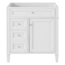 Bathroom Vanity With 2 Drawers And Tip-Out Drawer, Storage Cabinet by HouseOfZazla