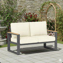 All-Weather Loveseat Sofa With Thick Cushions by HouseOfZazla