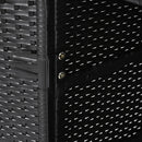 K&K 47.5"W Wicker Outdoor Storage Cabinet with Tempered Glass Top by HouseOfZazla