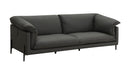 Tadi - Top Grain Leather Sofa - Black by HouseOfZazla