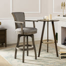 Williams - Swivel Bar Stool With Armrests by HouseOfZazla