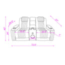 Duran - Power Reclining Set With Power Headrest by HouseOfZazla