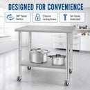 36'' x 24'' Commercial Work Table
