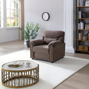 Hamilton - Chair With Hand Applied Nailhead Trim And Pillow Top Arm Cushions by HouseOfZazla