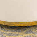 360 Degree Swivel Accent Chair Velvet Modern Upholstered Barrel Chair Over-Sized Soft Chair with Seat Cushion for Living Room, Bedroom, Office, Apartment, Beige