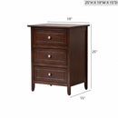 Daniel - 3 Drawer Nightstand by HouseOfZazla