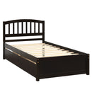 Platform Storage Bed Wood Bed Frame With Two Drawers And Headboard by HouseOfZazla