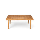 Outdoor Dining Table With Slatted Top by HouseOfZazla