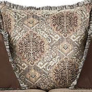 Brookridge - Rolled Arm Loveseat Sofa With Upholstery - Brown