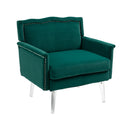 Accent Chair, Living Room Chair / leisure single sofa with acrylic feet