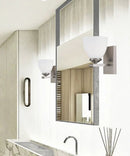 5"W Chapman 1-Light Sconce Matte Nickel by LampsUSA