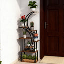 S-Shaped Plant Stand - 8 Tier Plant Shelf