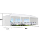 10x30' Outdoor Garden Gazebo Wedding Party Tent Canopy with 8 Removable Sidewalls by HouseOfZazla