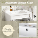 Bathroom Vanity With Top Sink, 2 Tier Storage Cabinet by HouseOfZazla