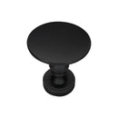 Round Accent Table, Indoor / Outdoor - Black